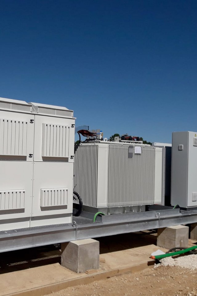 realisation Maintenance Mise en service centrale au sol 5Mw