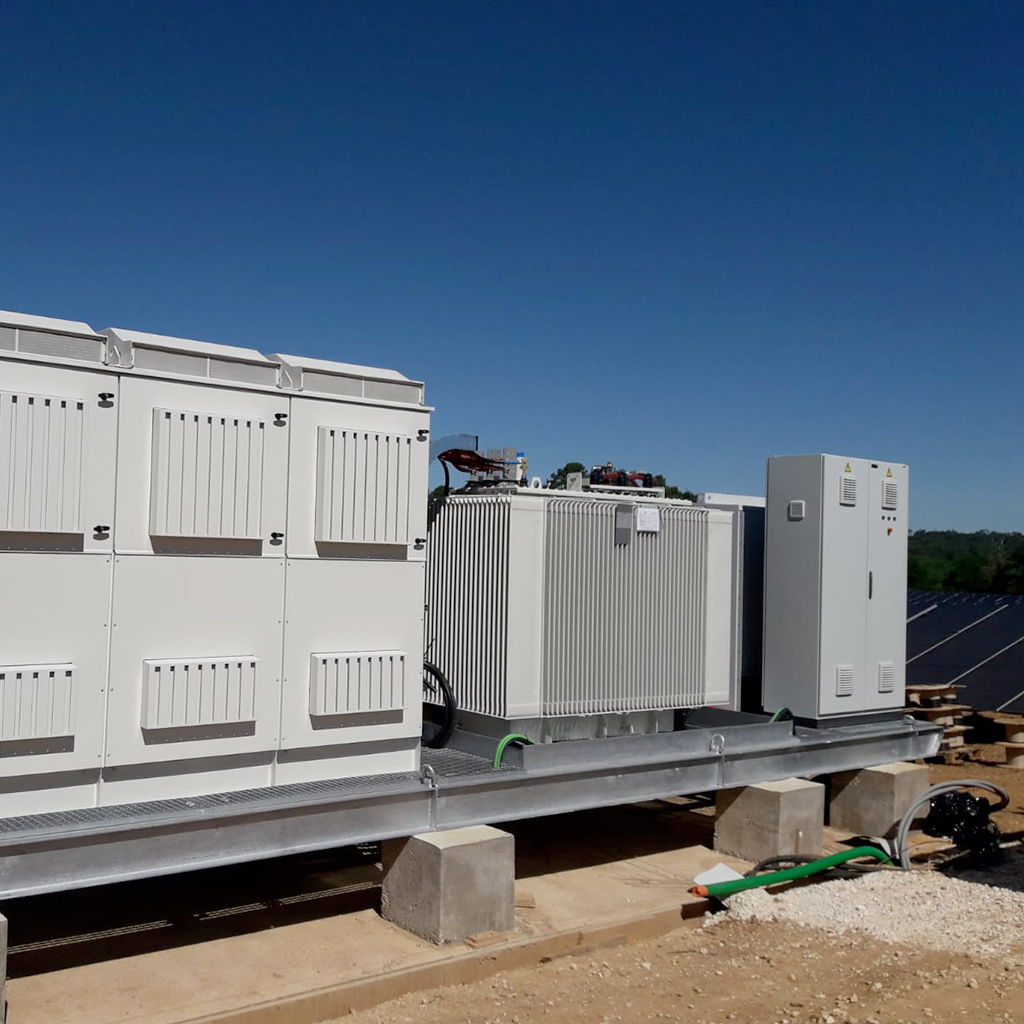 realisation Maintenance Mise en service centrale au sol 5Mw