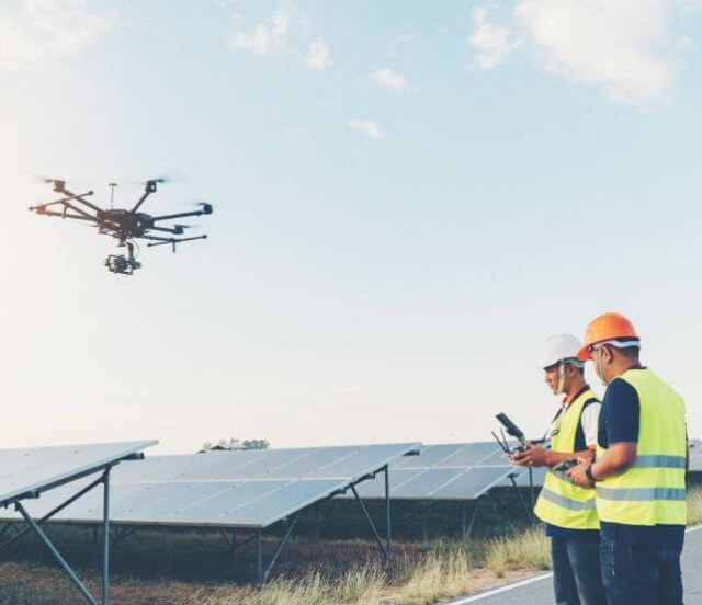 Groupe-Allosun Tinténiac Ille-et-Vilaine Bretagne 35 - Contrôle Inspection Géothermique par Drone