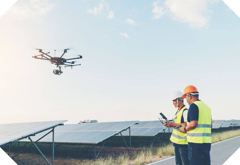 Groupe-Allosun Tinténiac Ille-et-Vilaine Bretagne 35 - Contrôle Inspection Géothermique par Drone