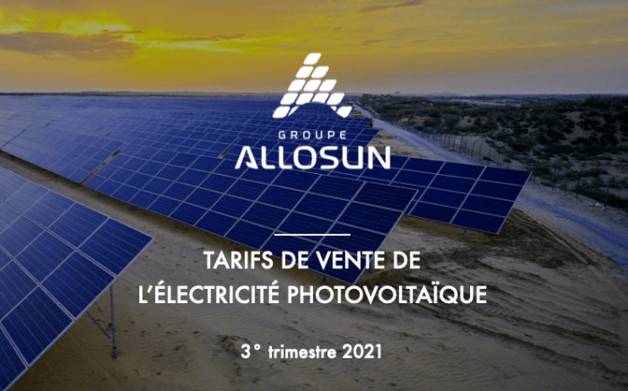 groupe-allosun-tarifs-vente-electricite-photovoltaique-3eme-trimestre-2021 2