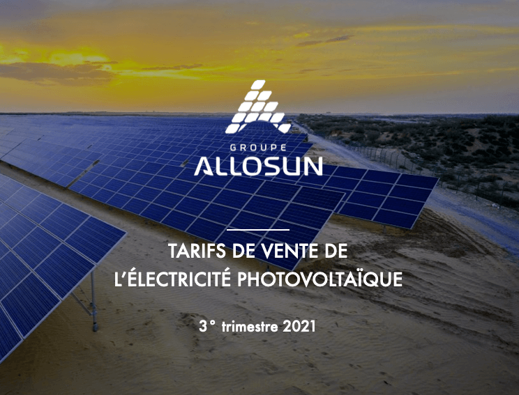 groupe-allosun-tarifs-vente-electricite-photovoltaique-3eme-trimestre-2021 2