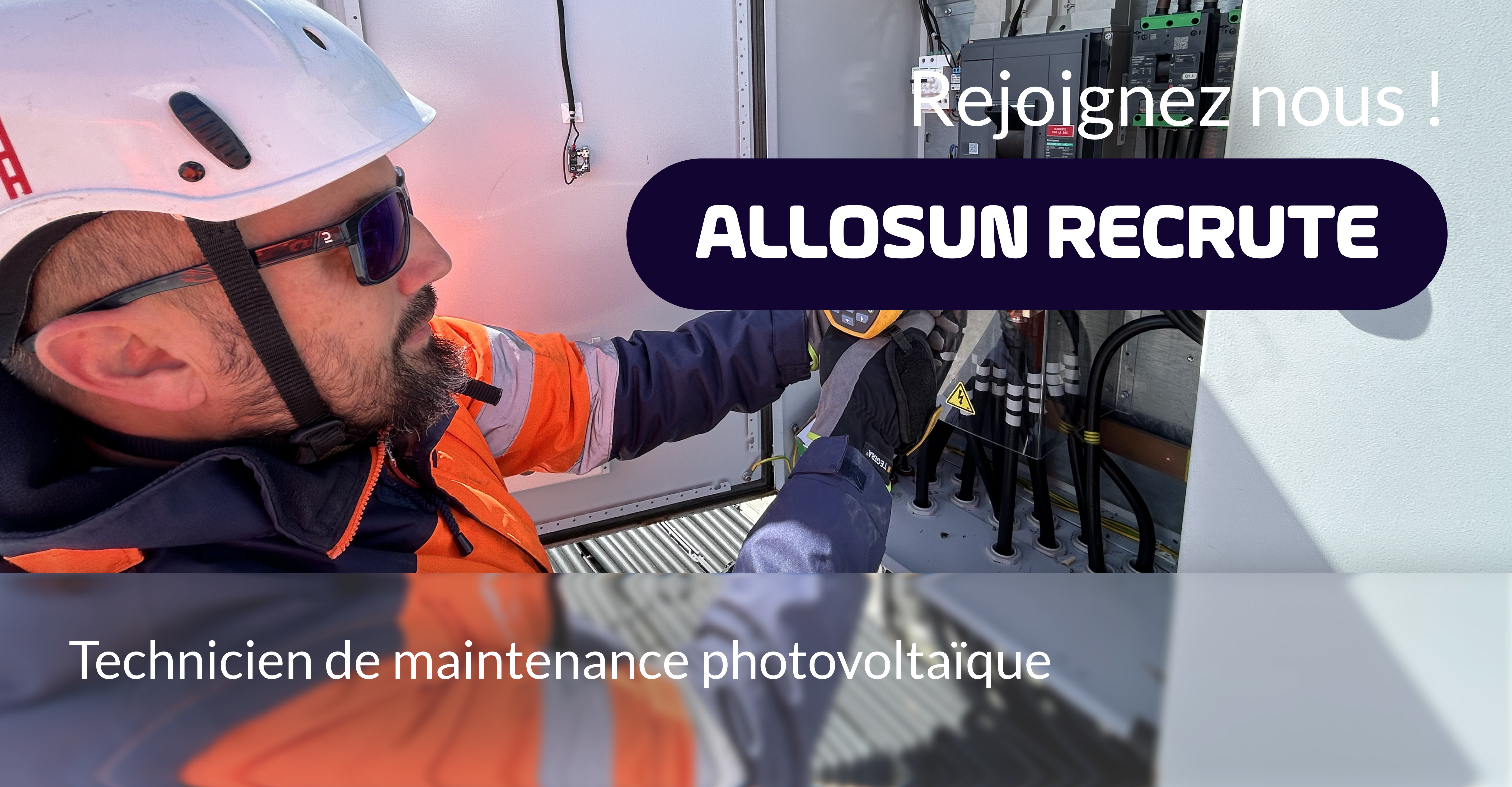 Allosun Maintenance_Technicien de maintenance photovoltaïque